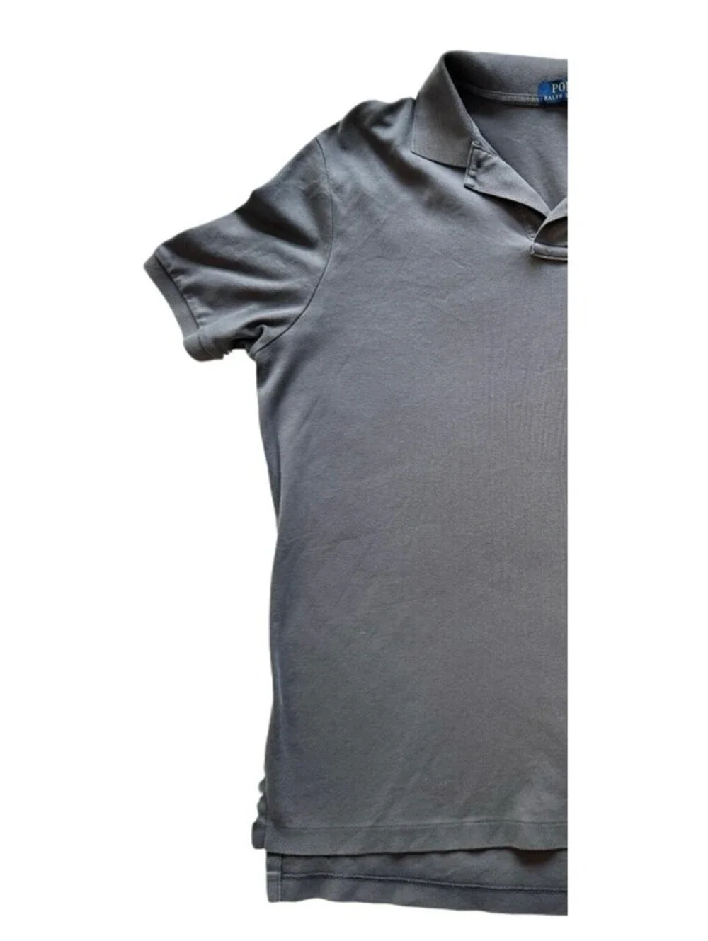 Polo Ralph Lauren Men’s XL Polo Shirt Gray Blue Pony Classic Fit Short Sleeve